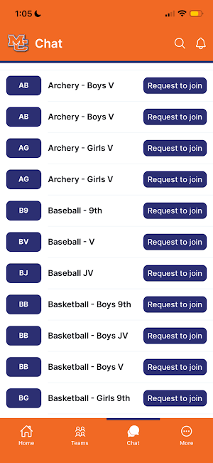 Marshall County Athletics Screenshot 2