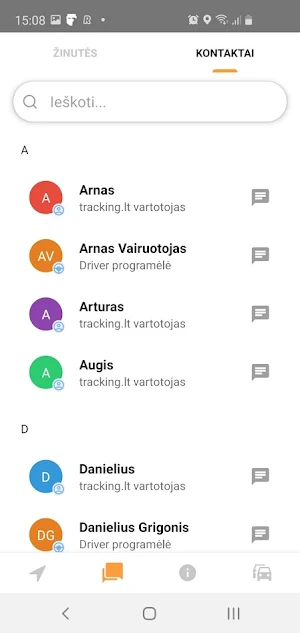 Trackfleet Driver Screenshot 3