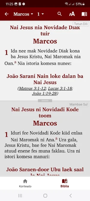 Biblia Timor-Leste Screenshot 2
