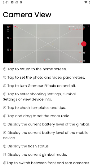 Dji Mimo Vlog Camera App Hint Screenshot 1