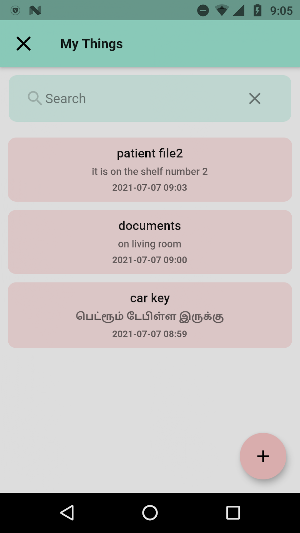 Find Things (where is my stuff Screenshot 2