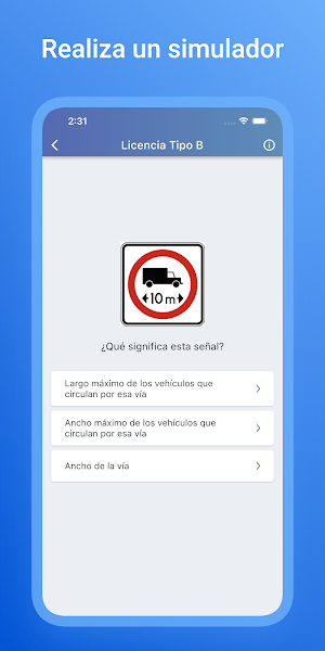 Simulador Licencia ANT Ecuador Screenshot 1