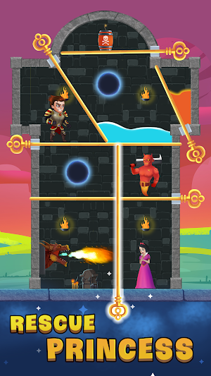 Hero Pin: Rescue Princess Screenshot 2