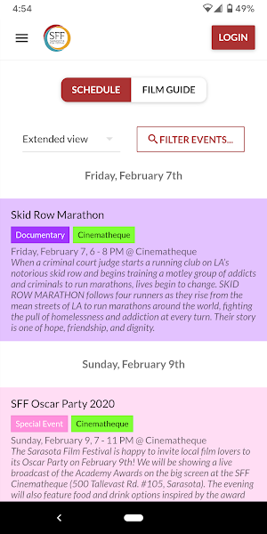 Sarasota Film Festival Screenshot 0