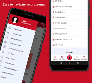 Infimobile beta Screenshot 2
