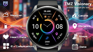 Watch Face Color Digital TMZ Screenshot 1