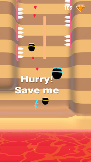 Stickman Escape Cannon Shooter Screenshot 1