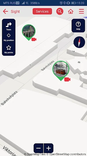 Zermatt map offline guide tourist navigation Screenshot 2