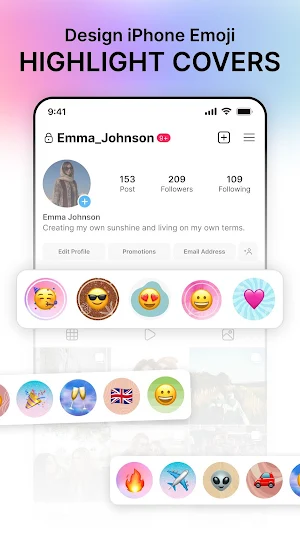 iPhone Emoji Highlight Cover Screenshot 0