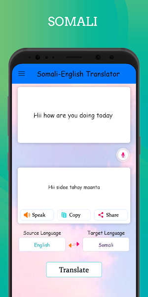 Somali - English Translator Screenshot 2