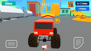 Monster Truck Stunt Speed Race by Kaufcom Screenshot 2