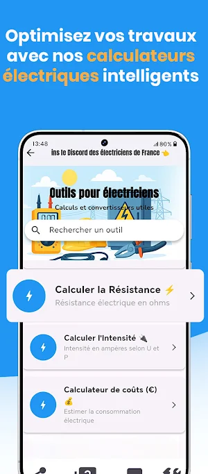 L'app des électriciens FR Screenshot 3