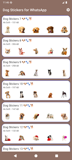 Dog Stickers for WhatsApp Screenshot 1