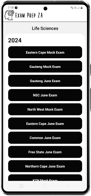 Exam Prep ZA Screenshot 1