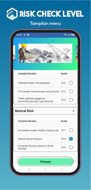 Risk Check level Screenshot 2