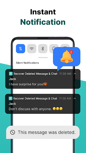 Recover Deleted Message & Chat Screenshot 2