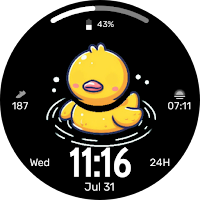 EXD072: Cute Duck Watch Face