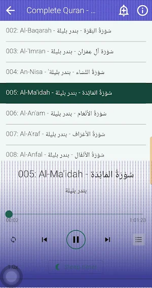 بندر بليلة قران كامل بدون نت Screenshot 2