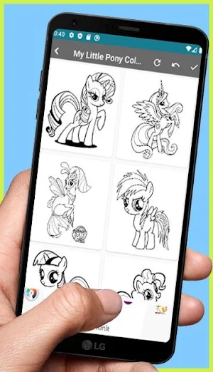 Kids Pony Coloring Book Screenshot 3