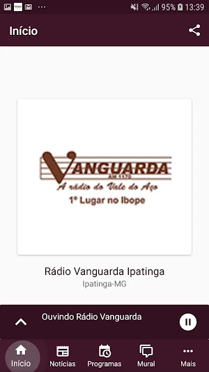 Rádio Vanguarda Ipatinga Screenshot 2