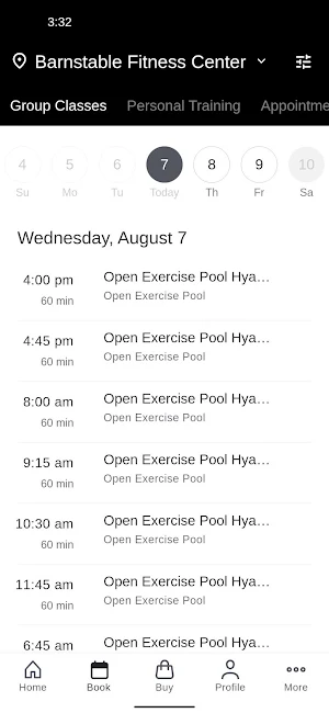 Mashpee Fitness Screenshot 1