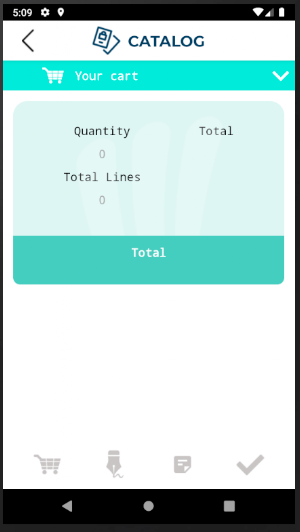 Listaso Customer Order Catalog Screenshot 2