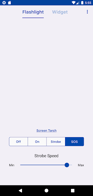 Flashlight Widget Screenshot 0