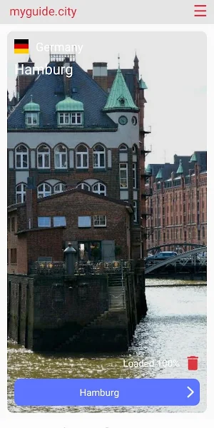 Hamburg map offline guide Screenshot 0