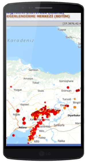 Deprem Bildirim Screenshot 1