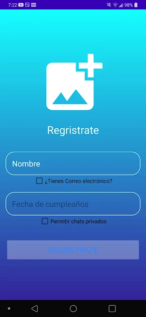 Chat novios y amigos Screenshot 1