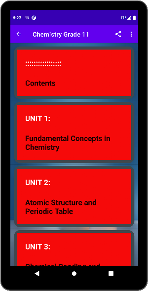 Chemistry Grade 11 Screenshot 3