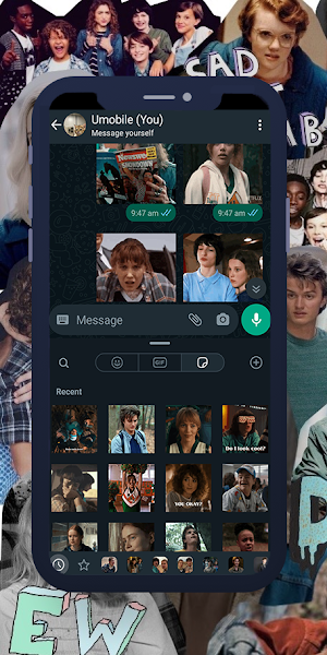 Stranger Things GIF Stickers Screenshot 1