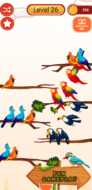 Bird Sort – Color Puzzle Game Screenshot 2