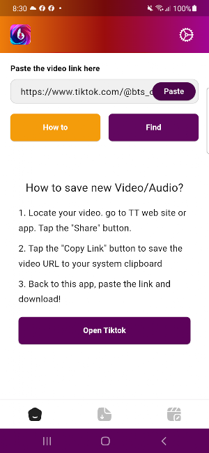 Fast Download Easy Save Videos Screenshot 0