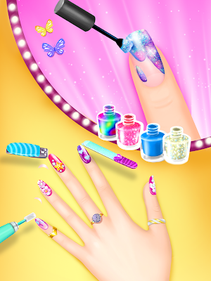 Nail Salon Manicure - Fashion Girl Game Screenshot 1