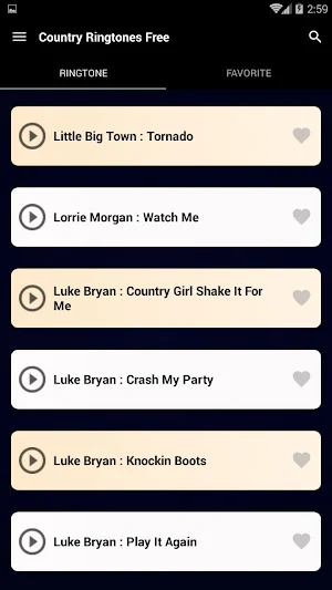 Country Ringtones Free Screenshot 1