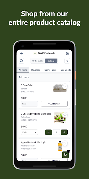 S & W Foods Screenshot 2