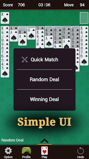 Spider Solitaire Screenshot 3