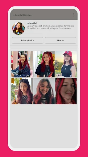 Luluca Video Call Simulator Screenshot 0