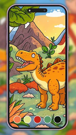 Dinosaur Coloring for boys Screenshot 2