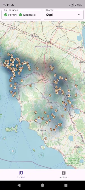 Funghi Toscana Oggi Screenshot 0
