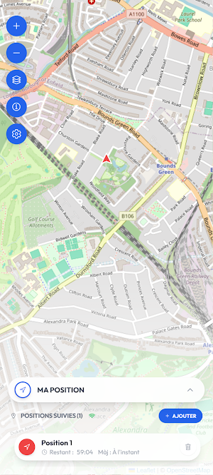 Geoloky - Partage GPS live Screenshot 3