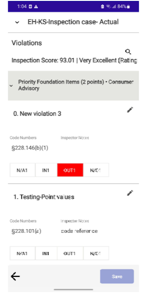 Environmental Health Mobile Screenshot 1
