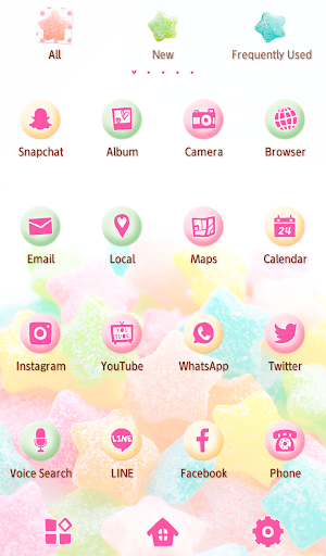 Sweets Wallpaper Star Candies Theme Screenshot 2