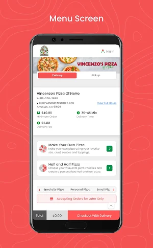 Vincenzo’s Pizza of NoHo Screenshot 1