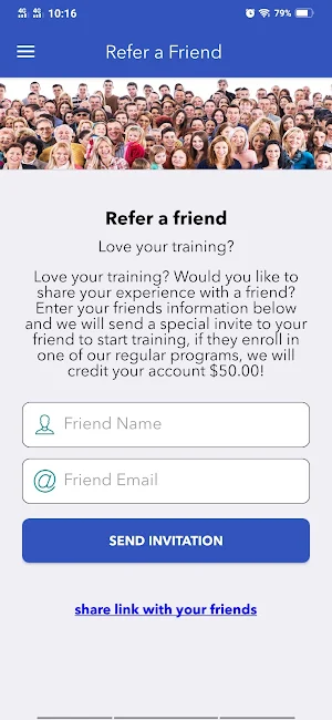 Reflex Taekwondo Member App Screenshot 2