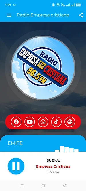 Radio Empresa Luz Cristiana Screenshot 1