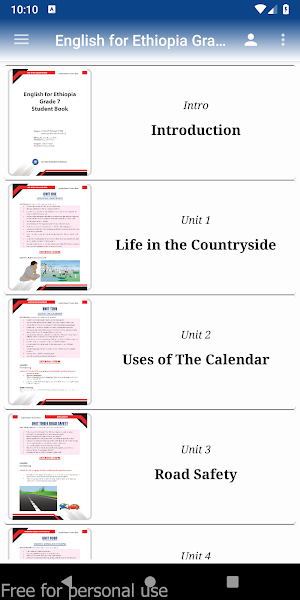 English for Ethiopian Grade 7 Screenshot 3