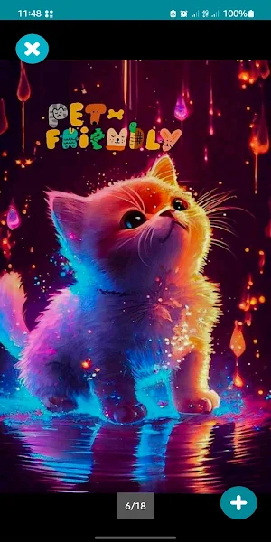 Cute Cat Wallpaper Cartoon Screenshot 0