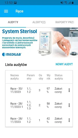 MEDICHECK – audyty higieniczne Screenshot 2